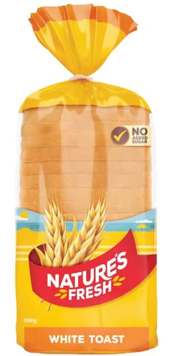 Natures Fresh 700gm White Toast