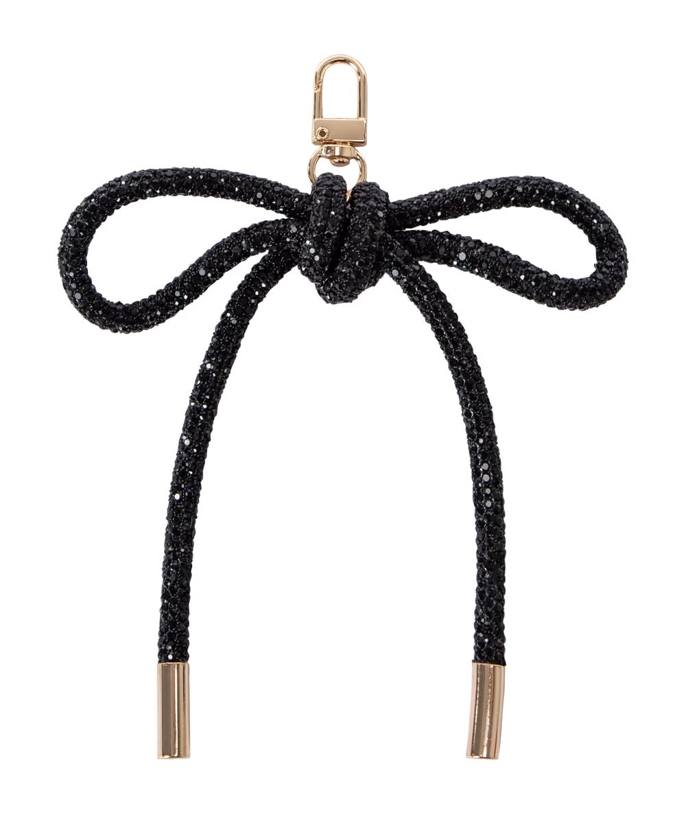 Bling Bow Charm Black Bow