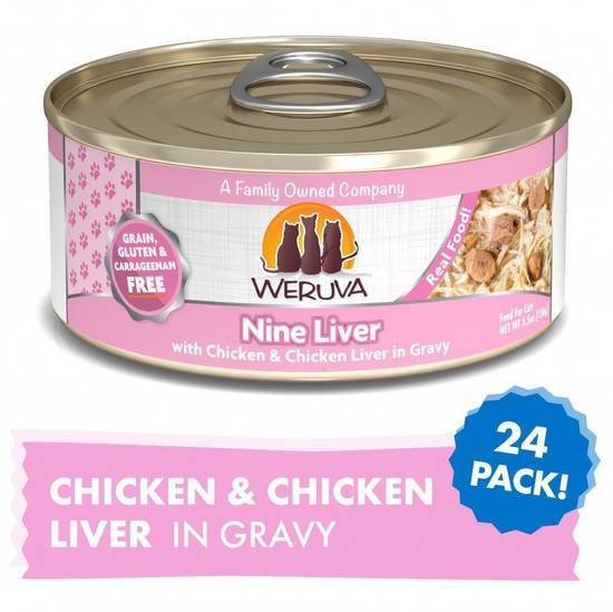 Weruva Nine Liver Canned Cat Food (3 oz)