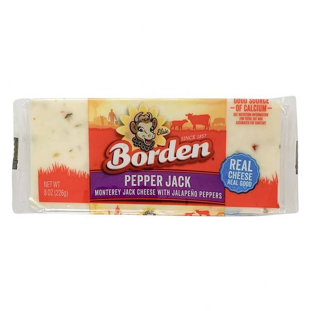 Borden Pepper Jack Cheese (8 oz)