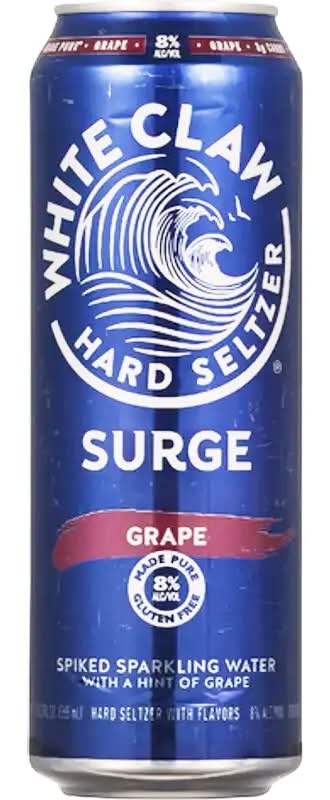 White Claw Hard Seltzer Surge Grape