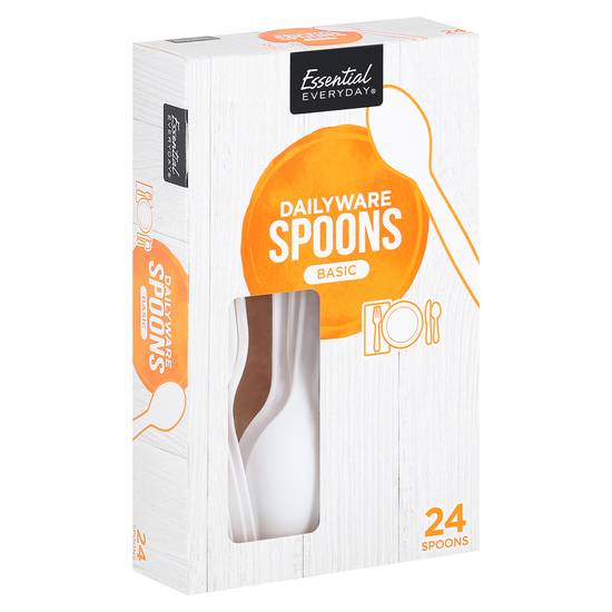 Essential Everyday Basic Dailyware Spoons (24 ct)