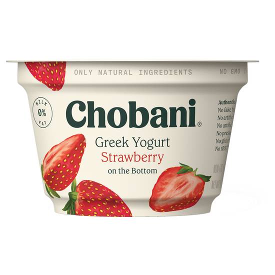 Chobani Strawberry on the Bottom Non-Fat Greek Yogurt 5.3oz