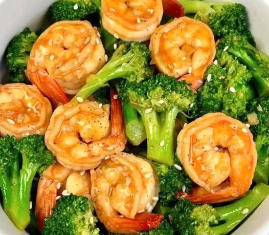 S1. Shrimp Broccoli S1.芥蓝虾