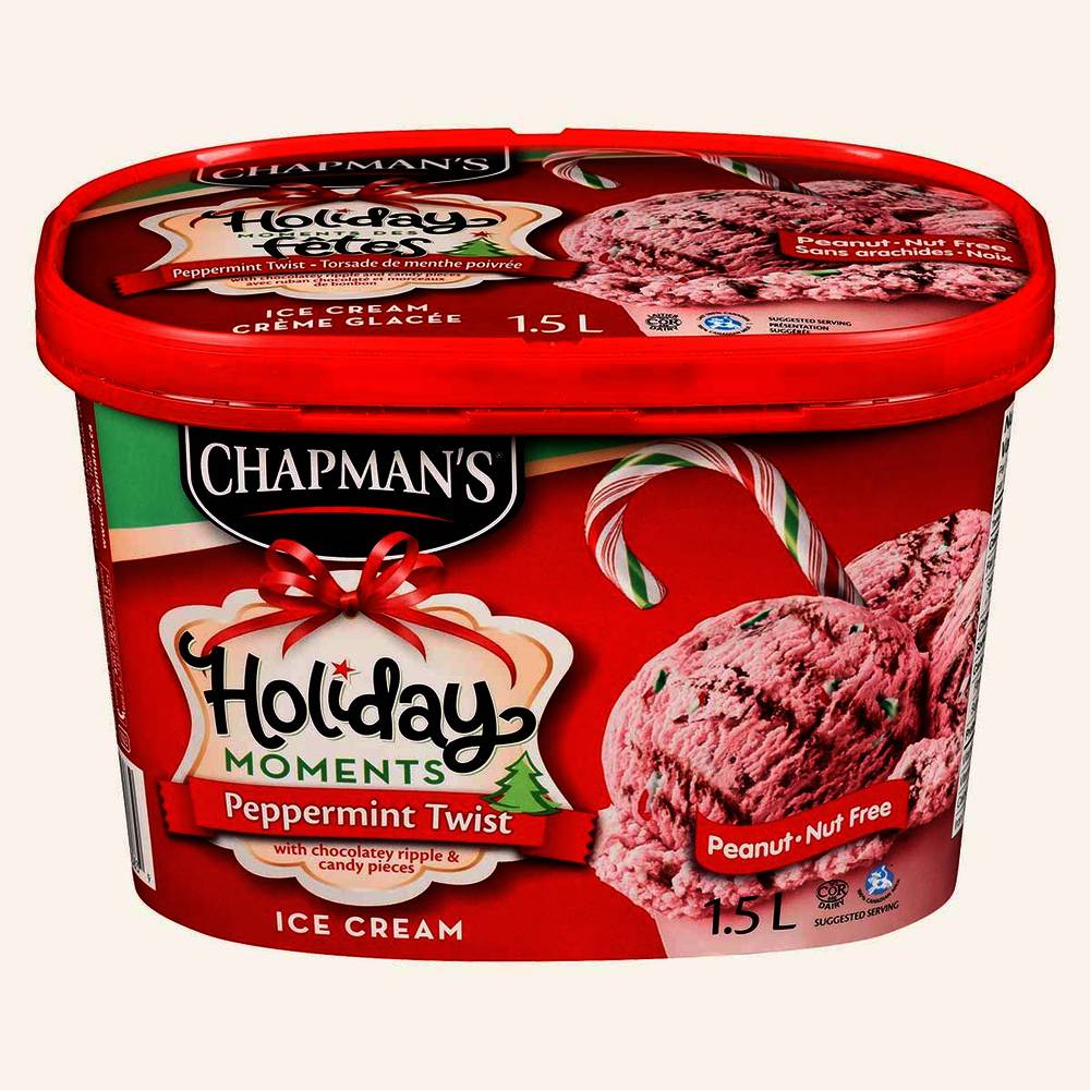 Chapman's Holiday Peppermint Twist Ice Cream (1.5 kg)
