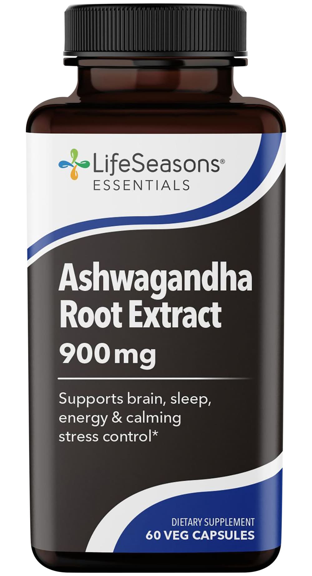 Ashwagandha Root Extract For Stress Support - 900 Mg (60 Capsules)