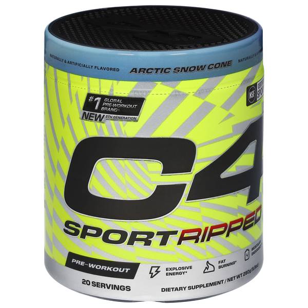 Cellucor C4 Sport Ripped Pre-Workout Powder (280 g)