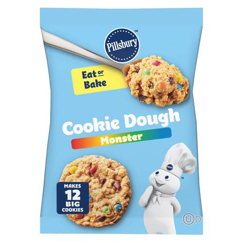 Pillsbury Monster Cookie Dough With Candy Pieces (454 g)