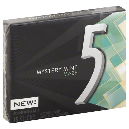 Wrigley's 5 Sweet Mint Maze Gum