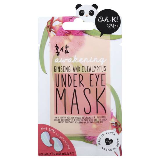 Oh K Awakening Ginseng and Eucalyptus Under Eye Mask (2 ct)