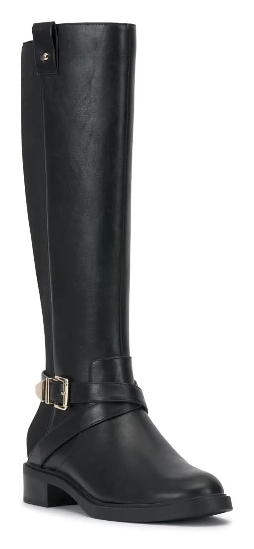 Bottes Kelly & Katie - Taille 10, Grises, Cuir, Talon Haut, Occasion, Bon état