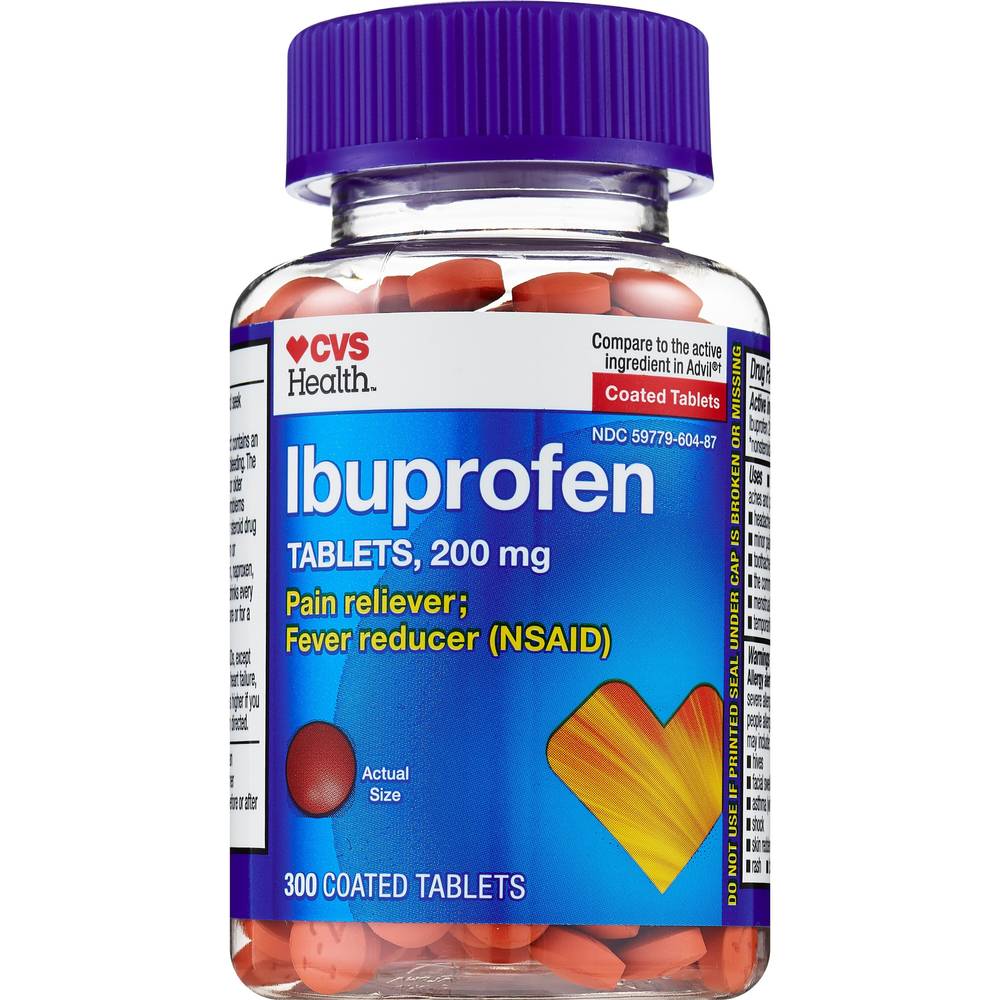 CVS Health Ibuprofen Tablets 200 Mg