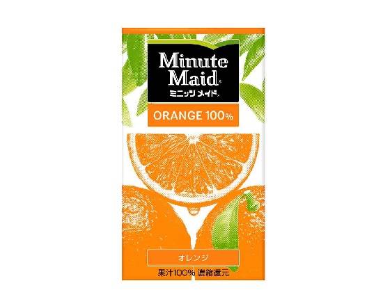 209027：ミニッツメイド オレンジジュース 100％ 1Lパック / Minute Maid 100% Orange Juice(Carton)