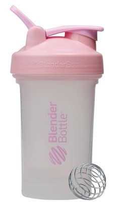 Blender Bottle Plastic Classic Water Bottle 20 oz, Pink