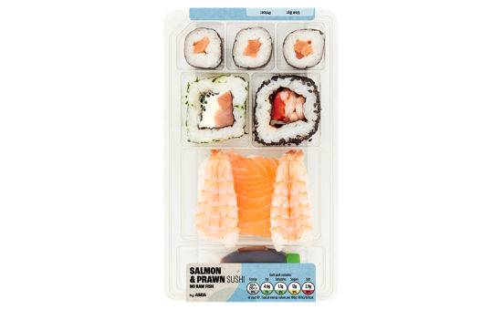 Asda Salmon & Prawn Sushi