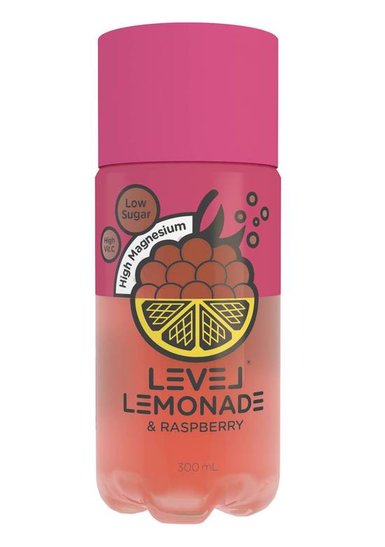 Level Lemonade Raspberry 300ML