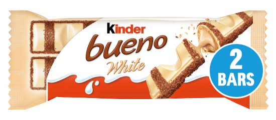 Kinder Bueno White Milk & Hazelnuts Chocolate (39g)