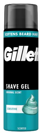 Gillette Base Classic Sensitive Shave Gel (200ml)