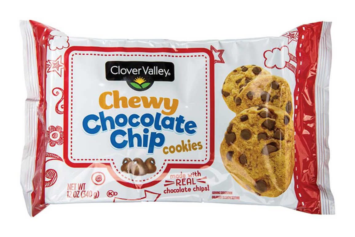 Clover Valley Chewy Chocolate Chip Cookies 12 Oz
