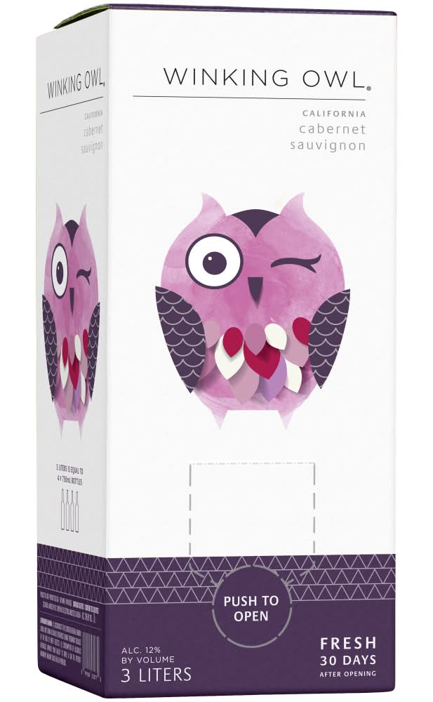 Winking Owl California Cabernet Sauvignon Red Wine (3 L)