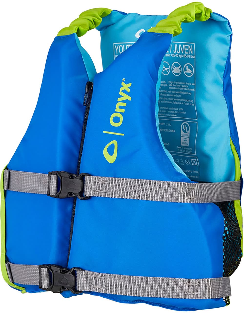 Onyx Youth Paddle Life Vest (Blue, Youth)