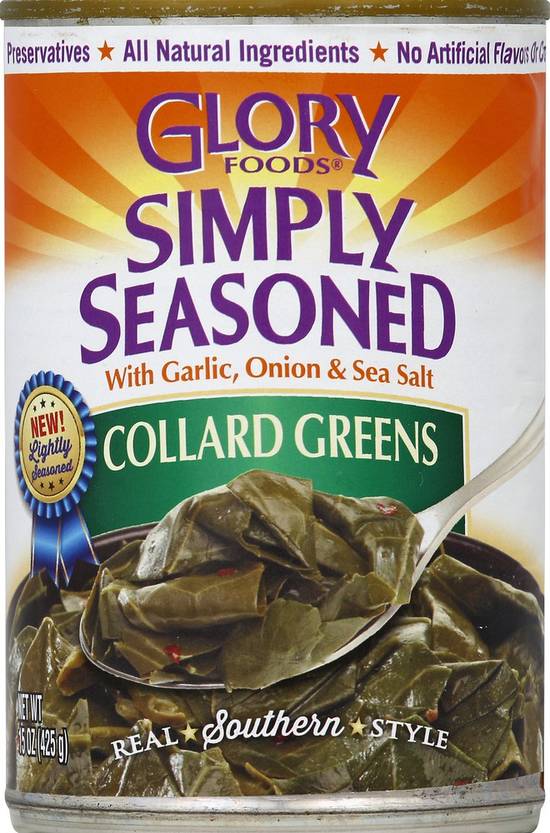 Glory Foods Simply Seasoned Collard Greens