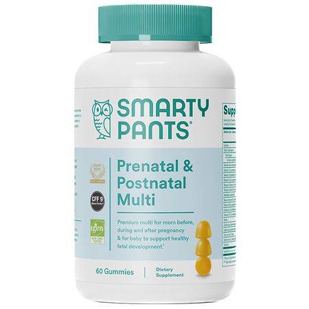 Smartypants Premium Prenatal & Postnatal Multivitamin Gummies (lemon)