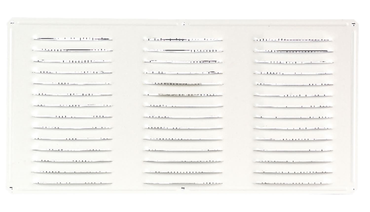 Air Vent 8 In. H X 16 In. L White Aluminum Undereave Vent