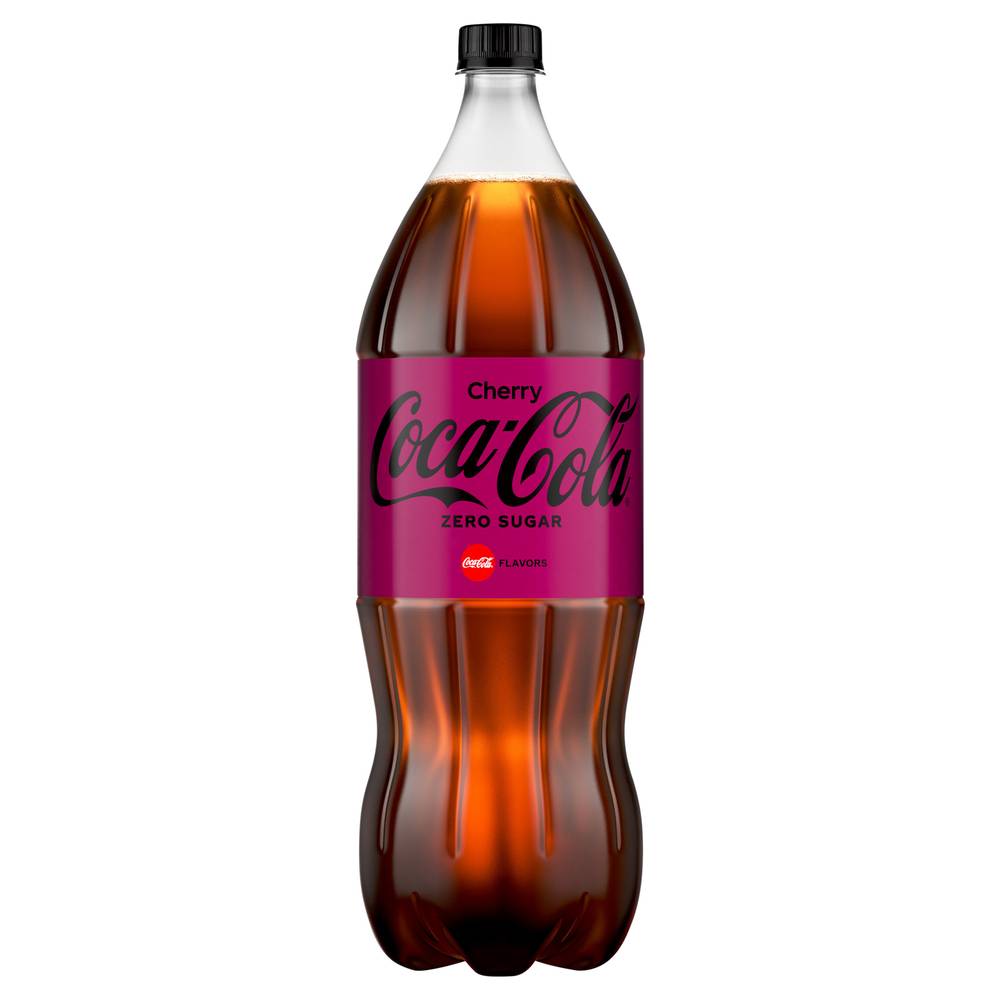 Coca-Cola Zero Sugar Soda, Cherry (2 L)