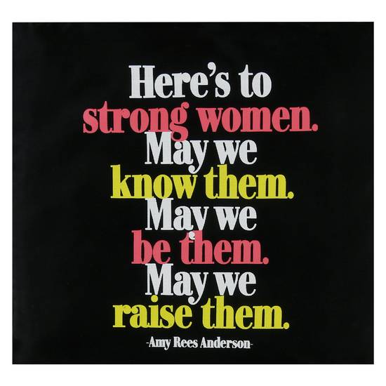 Quotable Here's To Strong Women Bag