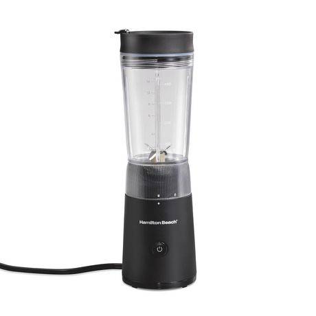 Hamilton Beach Personal Blender With Leak Proof Travel Lid (black)