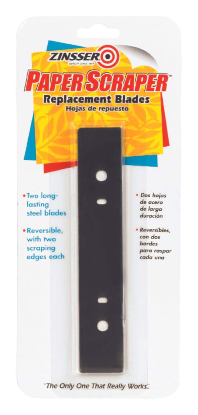 Zinsser Paper Scraper Steel Replacement Blades