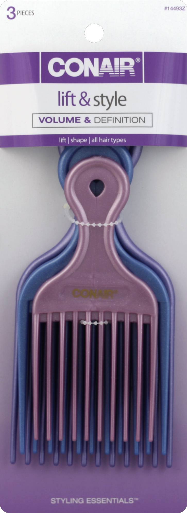 Conair Hair Lift Combs (3.2 oz)