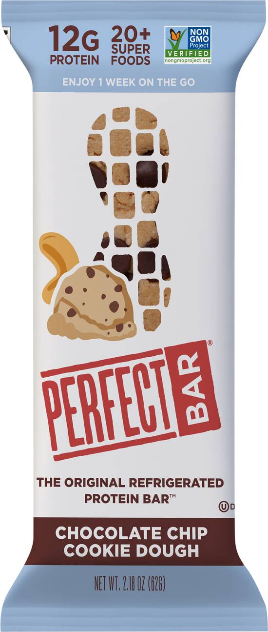 Perfect Bar Cookie Dough Protein Bar ( chocolate chip)