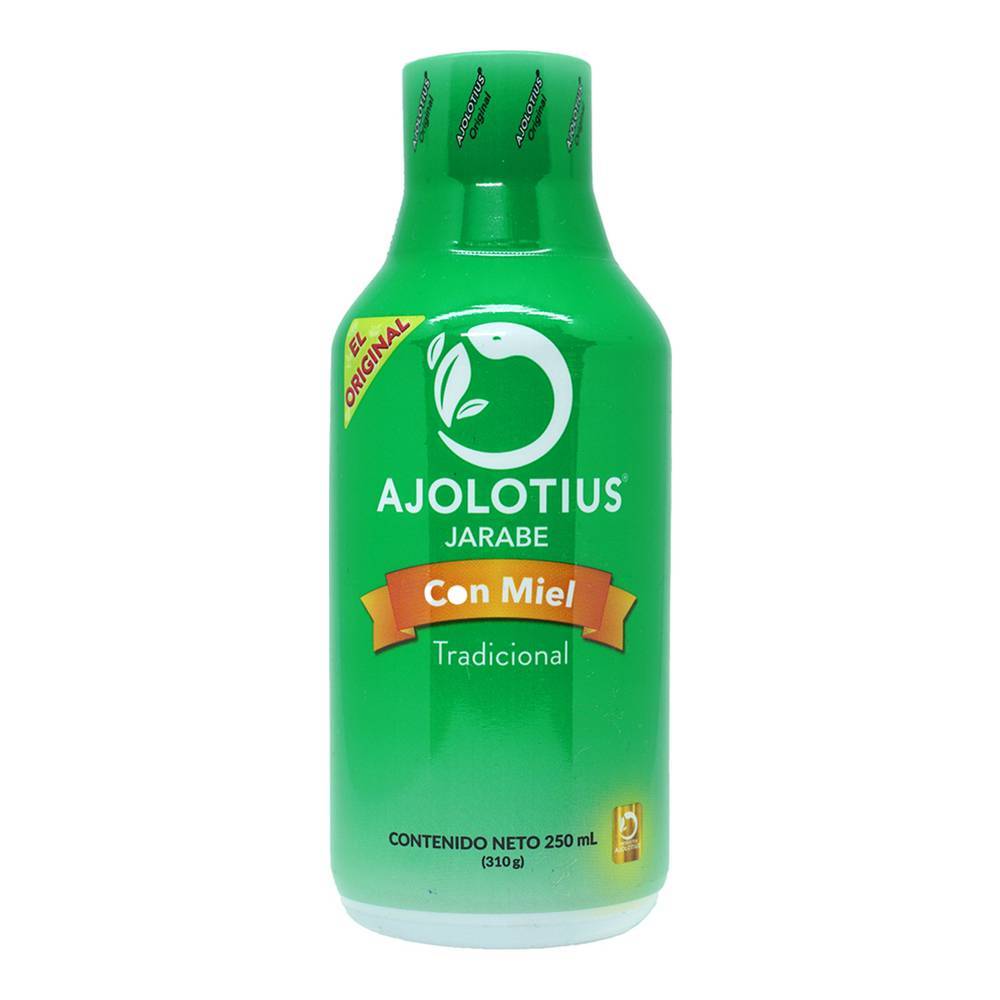 Productos ajolotius jarabe con miel (frasco 250 ml)