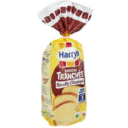 Brioche tranchée nature HARRYS - le paquet de 485g