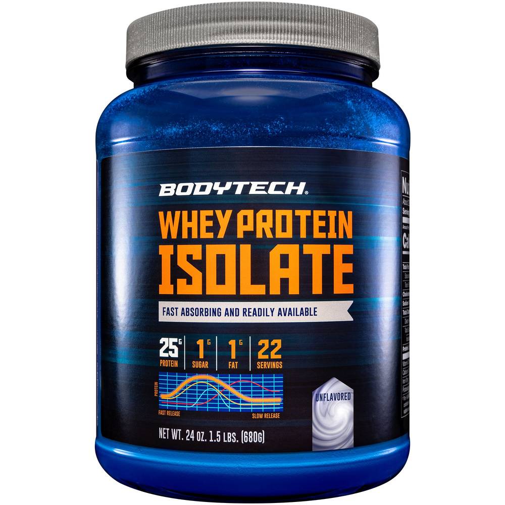 Whey Protein Isolate Powder - Unflavored (1.5 Lbs./22 Servings)