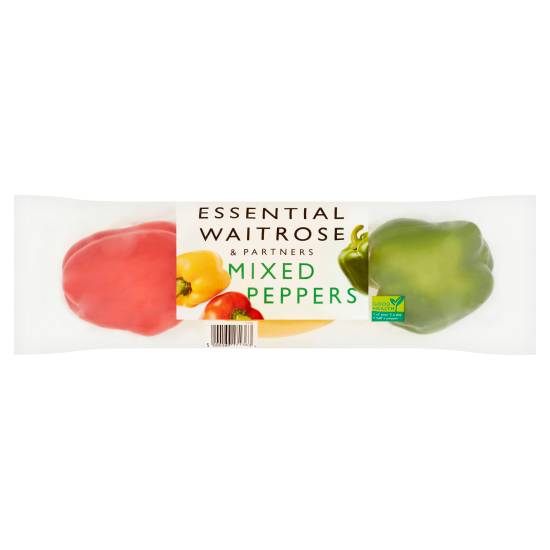Essential Waitrose & Partners Mixed Peppers (3 ct)