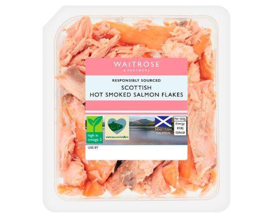 Waitrose & Partners Scottish Hot Smoked Salmon Flakes 100g