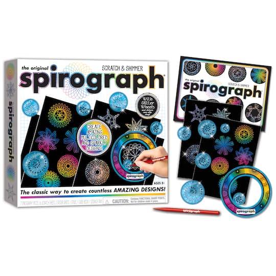 The Original Spirograph Scratch & Shimmer