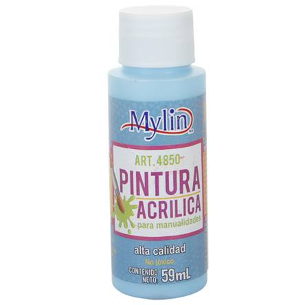 Mylin pintura acrílica (azul cielo)