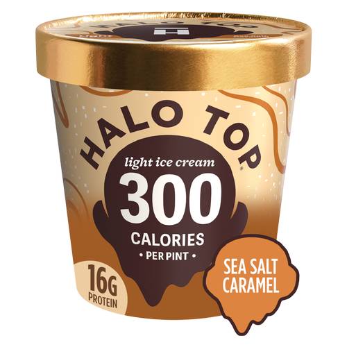 Halo Top Sea Salt Caramel Ice Cream Pint