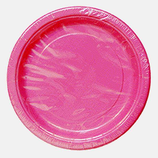 Dollarama 6.75" Paper Plates - Pink, 24 Pack (6.75")