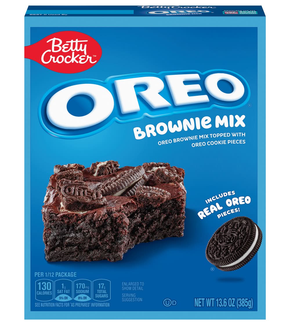 Betty Crocker Brownie Topped Cookie, Oreo (13.6 oz)