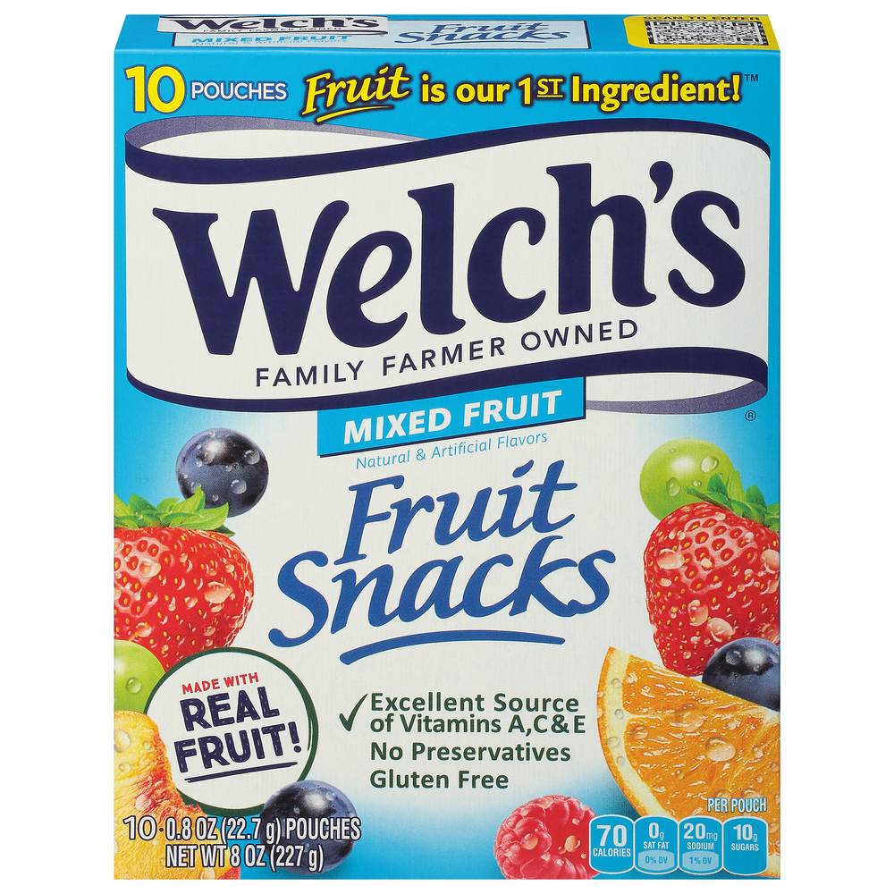 Welch's Mixed Fruit Snack Pouches