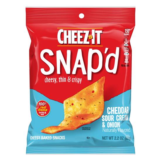 Cheez-It Snap'd Cheesy Baked Snacks (cheddar sour cream-onion)