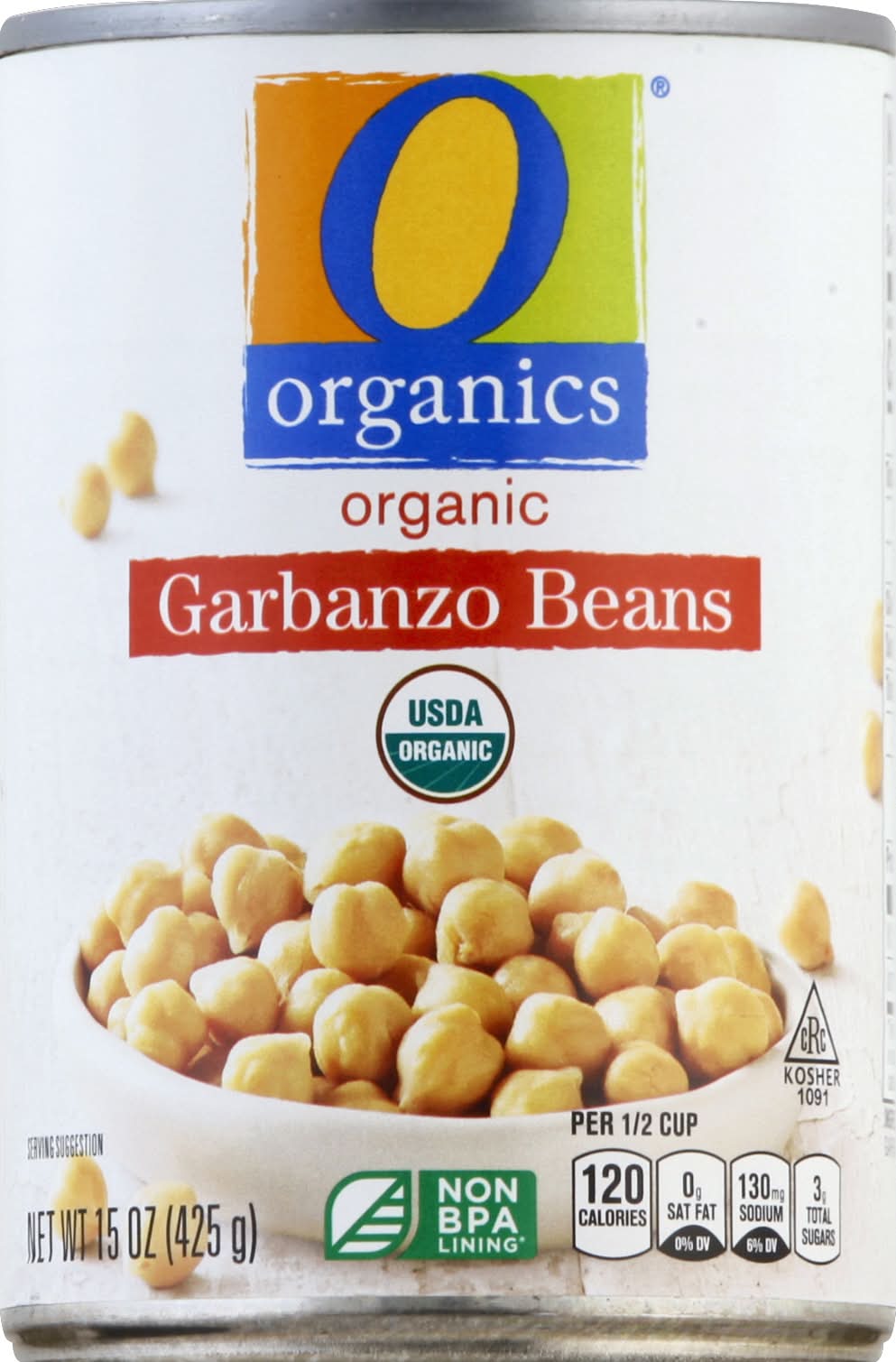 O Organics Organic Garbanzo Beans (15 oz)