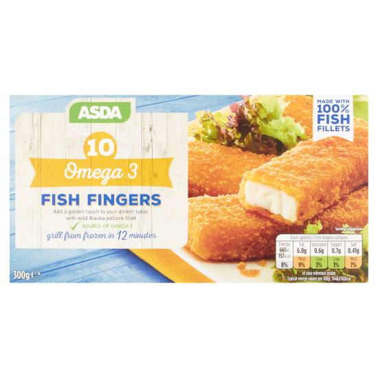 ASDA Omega 3 Fish Fingers (300g)