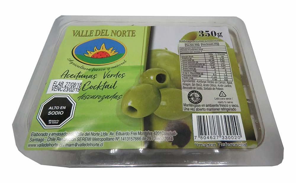 Valle del Norte · Aceituna deshuesada (350 g)
