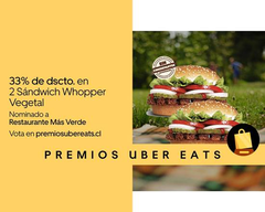 Burger King Vegetal® - Mall Plaza La Serena